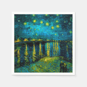 Van Gogh Starry Night Over the Rhône  Napkin