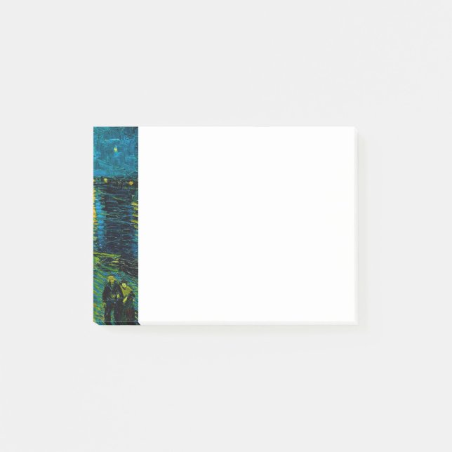 Van Gogh Starry Night Over the Rhône  Post-it Notes (Front)