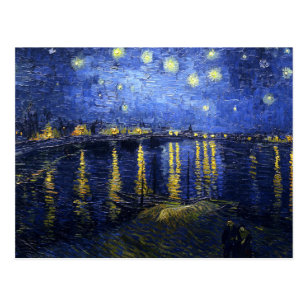 Van Gogh Starry Night Over The Rhone Postcard