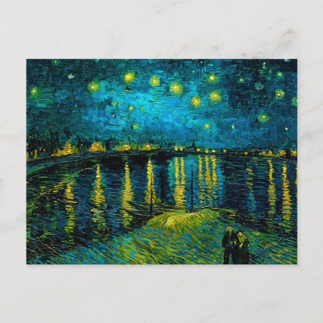 Van Gogh Starry Night Over the Rhône  Postcard (Front)