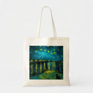 Van Gogh Starry Night Over the Rhône Tote Bag