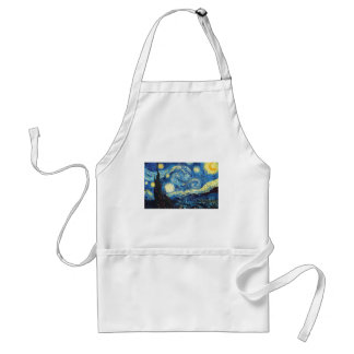 Van Gogh Starry Night Peace Love Destiny Standard Apron