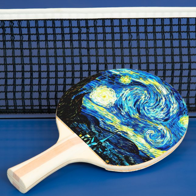 Van Gogh - Starry Night  Ping Pong Paddle (Insitu)