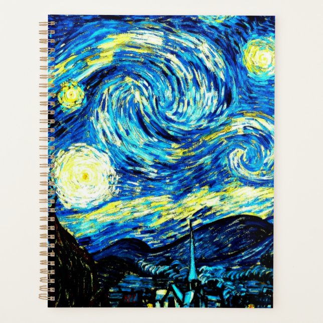 Van Gogh - Starry Night Planner (Front)