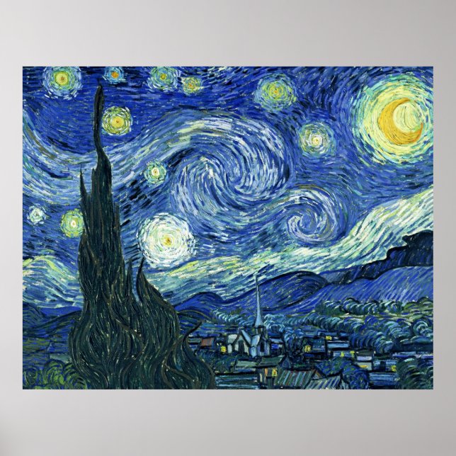 Van Gogh Starry Night Poster (Front)