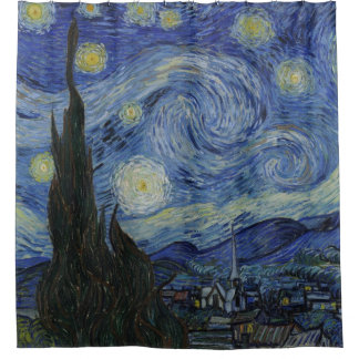 Van Gogh Starry Night Shower Curtain