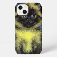 Van Gogh Starry Night Siamese Cat