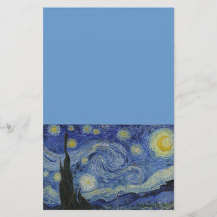 Van Gogh Starry Night Stationery