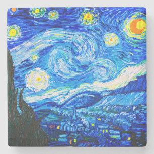 Van Gogh Starry Night Stone Coaster