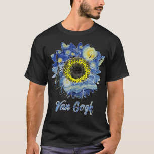 Van Gogh Starry Night Sunflower Van Gogh Sunflower T-Shirt