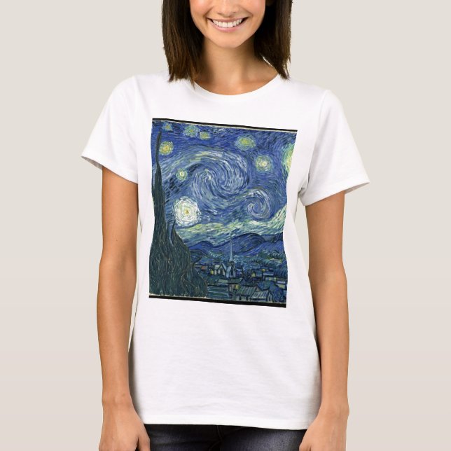 Van  Gogh Starry Night T-Shirt (Front)