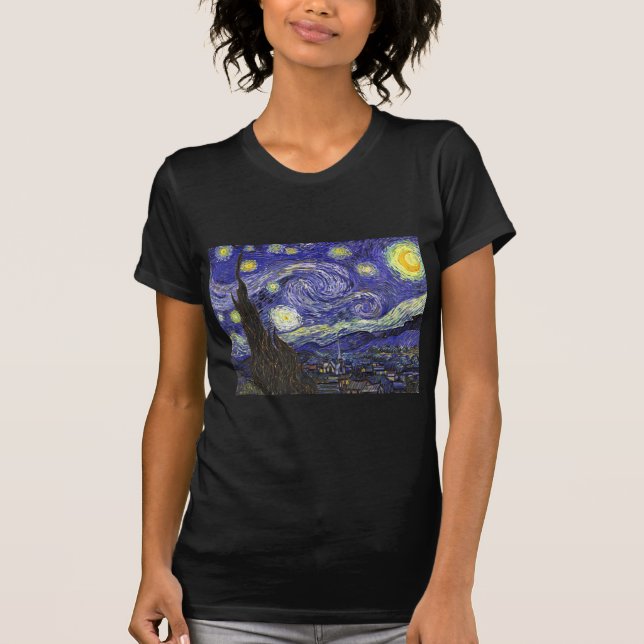 Van Gogh Starry Night T-Shirt (Front)