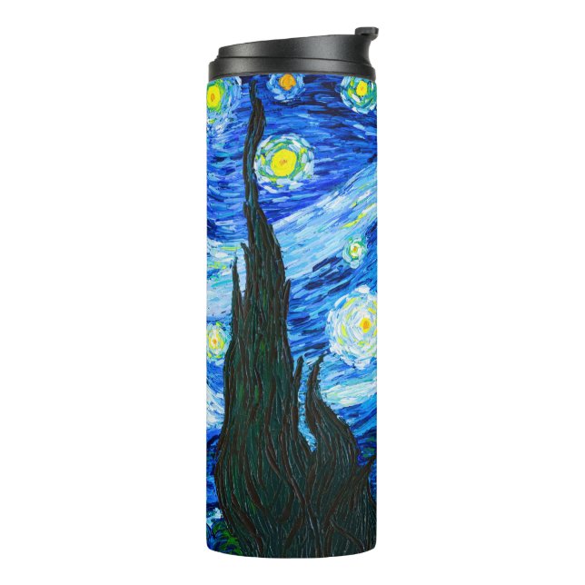 Van Gogh Starry Night Thermal Tumbler (Rotated Left)