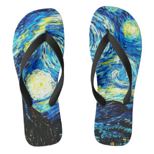 Van Gogh - Starry Night Thongs