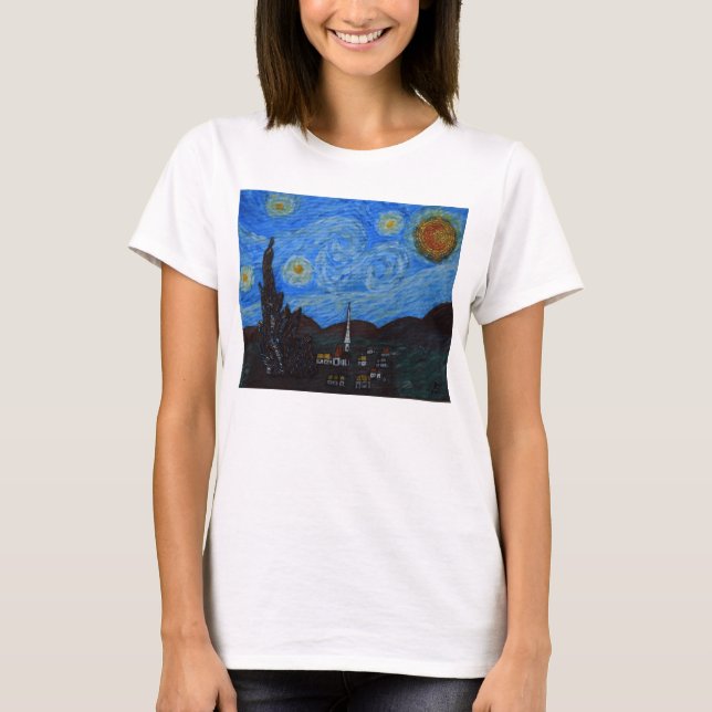 Van Gogh sticks  Post Impressionism By RenmaDesign T-Shirt (Front)