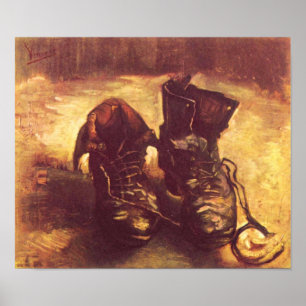 Van Gogh - Still Life A pair of shoes Poster