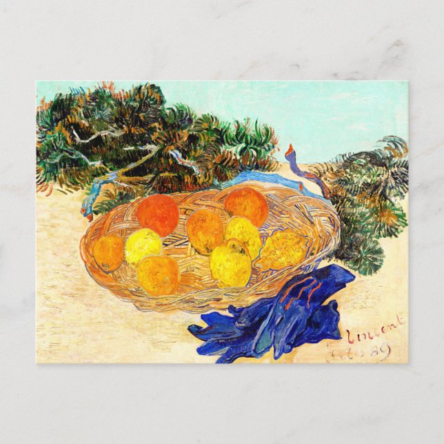 Van Gogh - Still Life of Oranges and Lemons Postcard (Front)