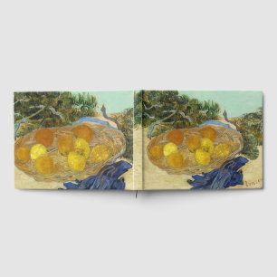 Van Gogh Still Life of Oranges Lemons Blue Gloves Guest Book