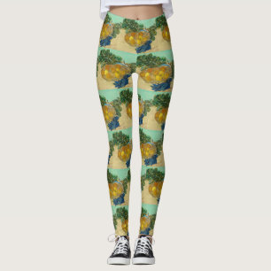 Van Gogh Still Life Oranges Lemons Blue Gloves Leggings