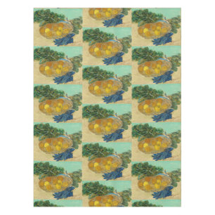 Van Gogh Still Life Oranges Lemons Blue Gloves Tablecloth