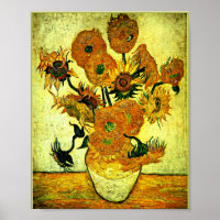 Van Gogh - Still Life Vase with 14 Sunflowers