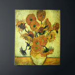 Van Gogh - Still Life Vase with 14 Sunflowers Tapestry<br><div class="desc">Still Life Vase with 14 Sunflowers,  famous painting by Vincent van Gogh</div>
