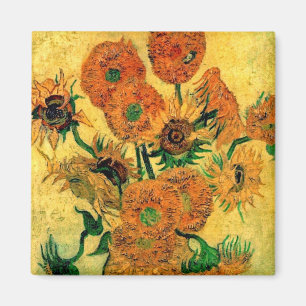 Van Gogh - Still Life Vase With Fifteen Sunflowers Magnet
