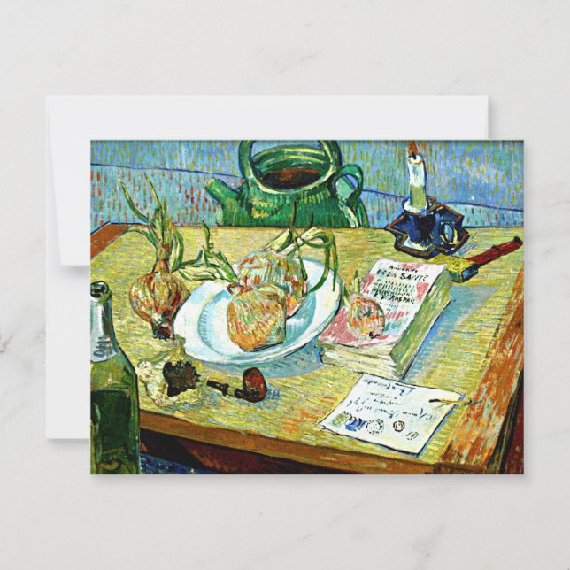 Van Gogh - Still Life with a Plate of Onions Card (Front)