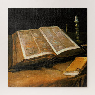 Van Gogh - Still Life with Bible Jigsaw Puzzle