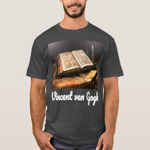 Van Gogh  Still Life with Bible Retro Vintage Art  T-Shirt