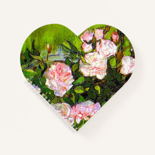 Van Gogh Still Life with Pink Roses Notebook