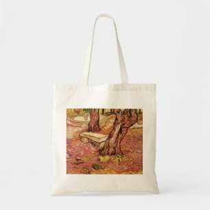 Van Gogh Stone Bench in Garden, St Paul Hospital Tote Bag