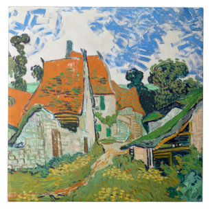 Van Gogh - Street in Auvers - sur-Oise Ceramic Til Tile
