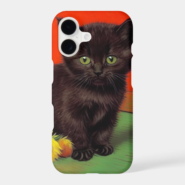 Van Gogh Style Black Cat (Back)