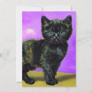 Van Gogh Style Cat Announcement