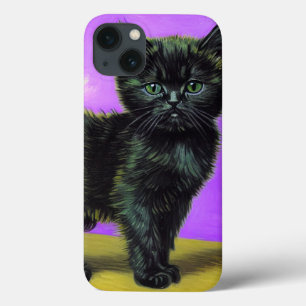 Van Gogh Style Cat iPhone 13 Case