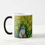 van gogh style cat painting magic mug<br><div class="desc">van gogh style cat painting</div>