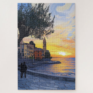 Van Gogh Style Italian Sunset – Artistic Puzzle