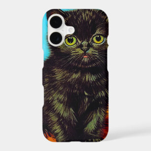 Van Gogh Style Pouting Kitten