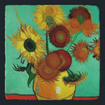 Van Gogh style vase Trivet<br><div class="desc">Van Gogh style vase</div>