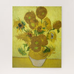 Van Gogh Sunflower Painting Jigsaw Puzzle<br><div class="desc">Learn about art with this Van Gogh sunflower painting jigsaw puzzle!</div>