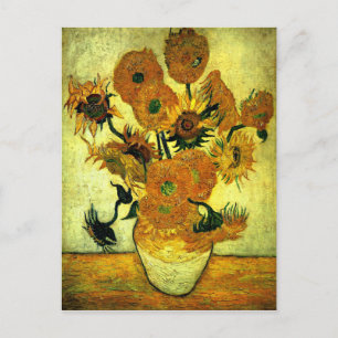 Van Gogh - Sunflowers, 14 Postcard