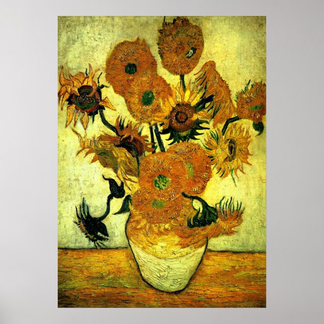 Van Gogh - Sunflowers, 14 Poster (Front)