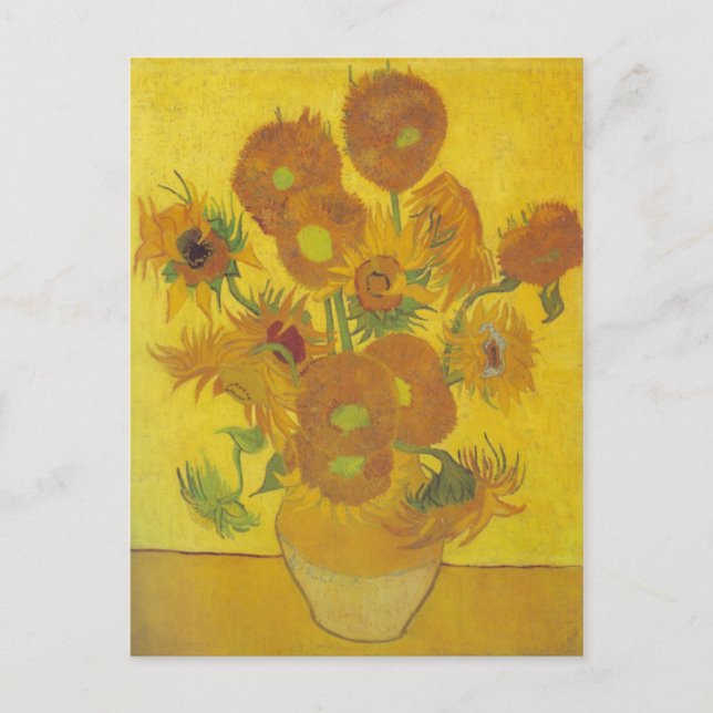 van Gogh - Sunflowers (1888) Postcard (Front)
