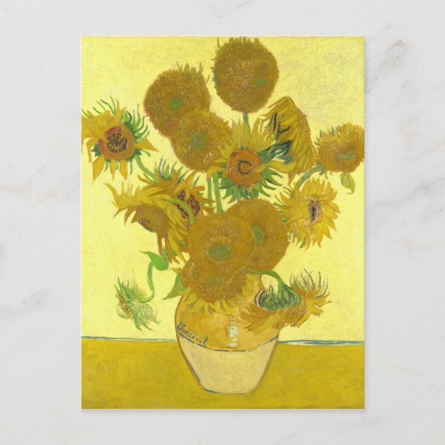 Van Gogh | Sunflowers | 1888 Postcard (Front)