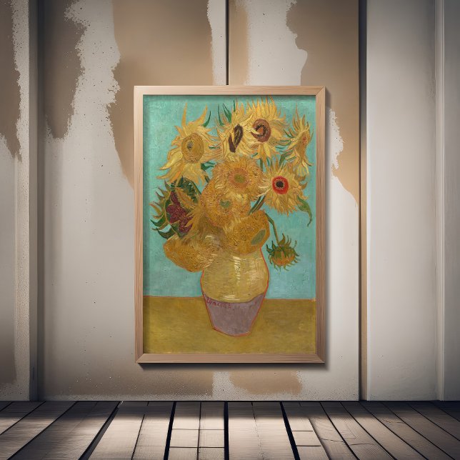 Van Gogh - Sunflowers, 3rd Version, Repetition Poster (Creator Uploaded)