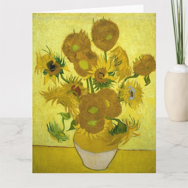 Van Gogh - Sunflowers, 4th Version, Repetition Card (Front)