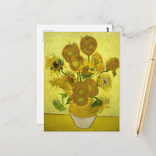 Van Gogh - Sunflowers, 4th Version, Repetition Postcard