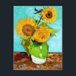 Van Gogh - Sunflowers - Art Post Card<br><div class="desc">Van Gogh - Sunflowers - Art Post Card</div>
