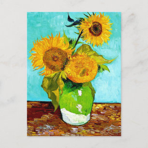 Van Gogh - Sunflowers - Art Post Card